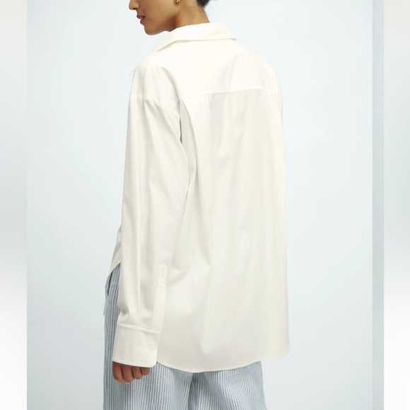 Reformation NWOT Will Oversized Shirt - white - Picture 3 of 8